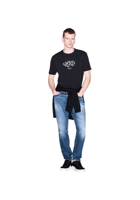 Regular-fit T-shirt in solid-color cotton jersey ARMANI EXCHANGE | T-shirt | XM002782 AF10356UC001